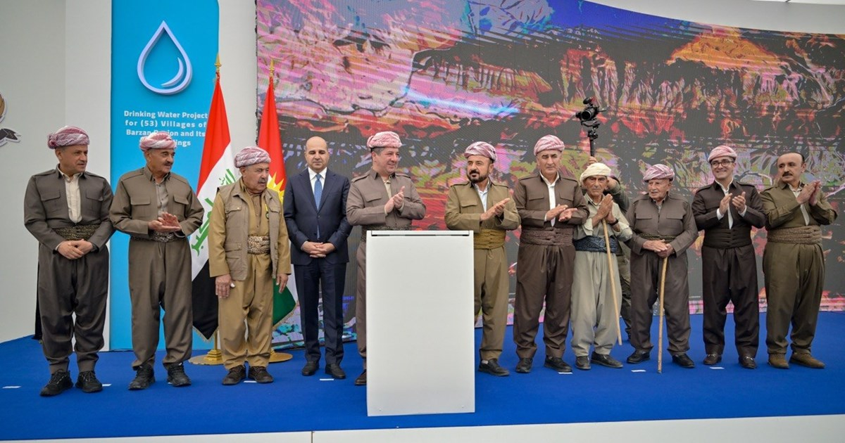 KRG Prime Minister Inaugurates Strategic Water Project, Reaffirms Support for Baghdad and Neutrality in Regional Conflicts