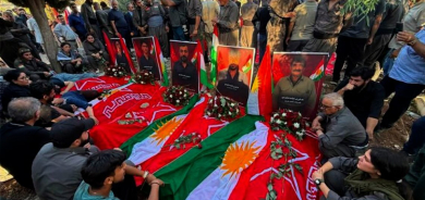Cenazeyê 9 şehîdên komeleya zehmetkêşan a Kurdistan spartin axê