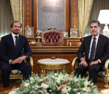 سەرۆکی هەرێمی کوردستان بەبۆنەی کۆتاییهاتنی ئەرکەکەیەوە، پێشوازیی لە ئەندرۆ بیزڵی، کۆنسووڵی گشتیی بەریتانیا لە هەرێمی کوردستان کرد.