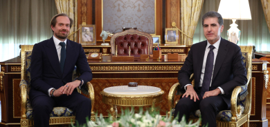 Kurdistan Region President Receives Outgoing British Consul General Andrew Bizley