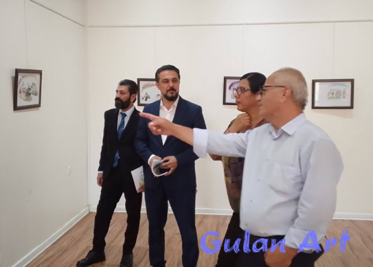 هونەرمەند (گرفتار كاكەیی)پێشانگەیەكی تایبەتی كردەوە