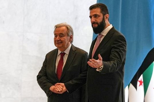 UN Chief António Guterres Visits Damascus in First Trip to Syria in 17 Years