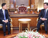 Nêçîrvan Barzanî û Konsulê Koreya Başûr civiyan