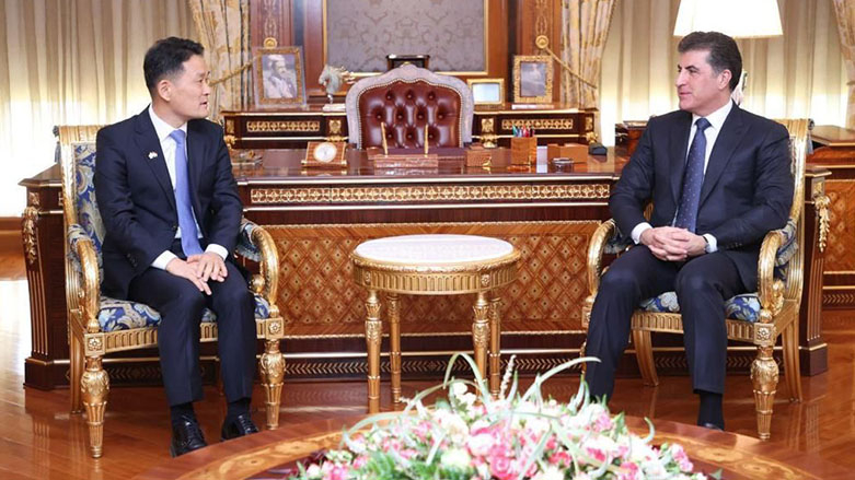 Nêçîrvan Barzanî û Konsulê Koreya Başûr civiyan