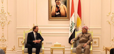 الرئيس بارزاني يستقبل القنصل العام البريطاني في أربيل