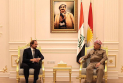 الرئيس بارزاني يستقبل القنصل العام البريطاني في أربيل
