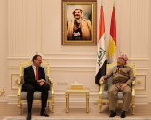 الرئيس بارزاني يستقبل القنصل الفرنسي بمناسبة انتهاء مهامه