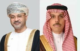 وزيرا خارجية السعودية وعُمان يبحثان تطورات المنطقة وأمن الملاحة بمضيق هرمز