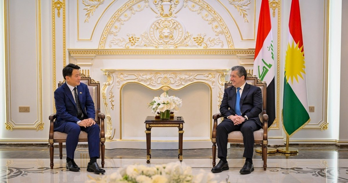 رئيس الحكومة يستقبل القنصل العام الجديد لكوريا الجنوبية لدى إقليم كوردستان