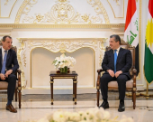 رئيس الحكومة يستقبل القنصل العام الفرنسي لدى إقليم كوردستان