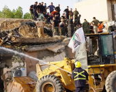 تعرض مقر الفوج 4 التابع للواء 30  للحشد الشعبی لاعتداء أميركي سعودي