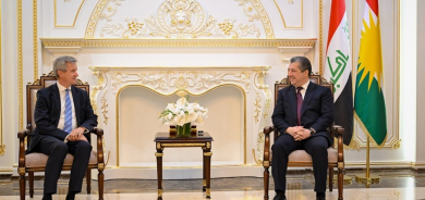 مەسرور بارزانی، پێشوازی لە ئالبرێشت فون ڤیتکە، کونسوڵی گشتیی ئەڵمانیا لە هەرێمی کوردستان کرد، بە بۆنەی کۆتاییهاتنی ئەرکە دیپلوماتییەکەی.