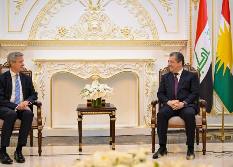 Prime Minister Masrour Barzani Bids Farewell to Consul General of Germany