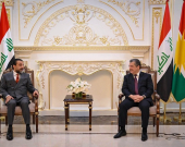 Masrour Barzani and Mohammed al-Halbousi Discuss Strengthening Political Cooperation and Safeguarding Iraq's Democratic System
