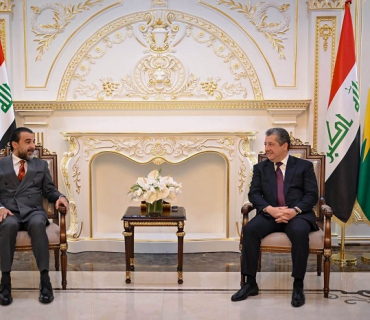 Masrour Barzani and Mohammed al-Halbousi Discuss Strengthening Political Cooperation and Safeguarding Iraq's Democratic System