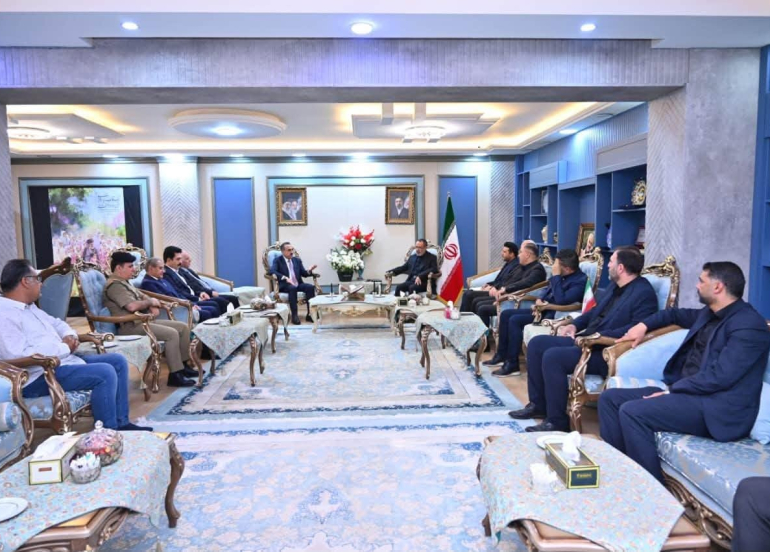 محافظ أربيل يزور القنصلية العامة الإيرانية في أربيل
