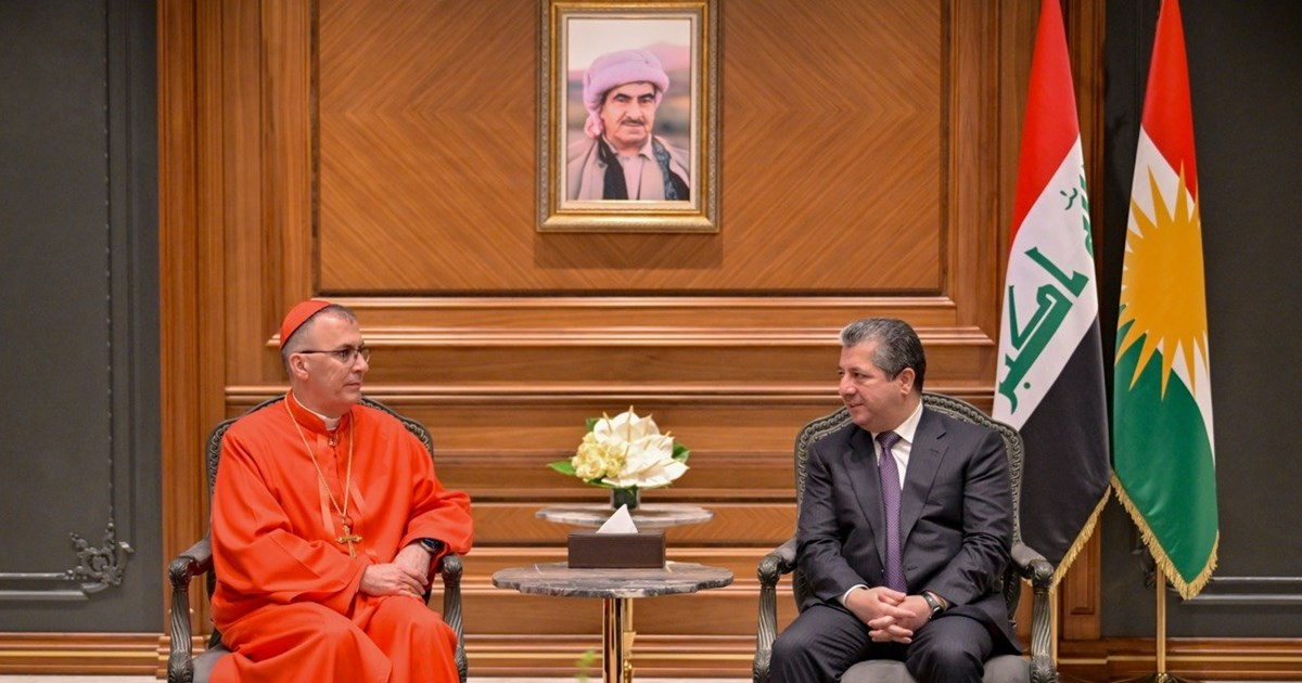 Prime Minister Masrour Barzani Receives Patriarch of the Chaldean Church in Iraq and the World