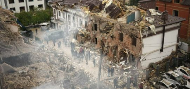 Russian Missile Barrage on Kyiv Kills at Least 17 as Ukraine Urges More Air Defenses