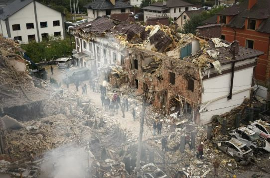 Russian Missile Barrage on Kyiv Kills at Least 17 as Ukraine Urges More Air Defenses
