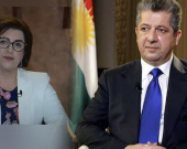 رئيس حكومة إقليم كوردستان يعزي المستشارة بيان سامي عبدالرحمن بوفاة زوجها