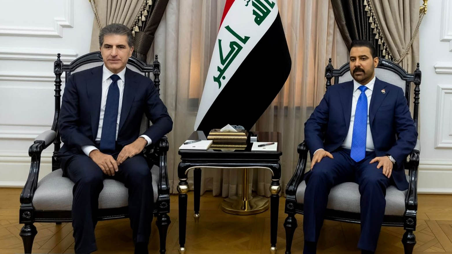 نيجيرفان بارزاني يبحث مع علي الزيدي الإصلاحات والتطورات الإقليمية