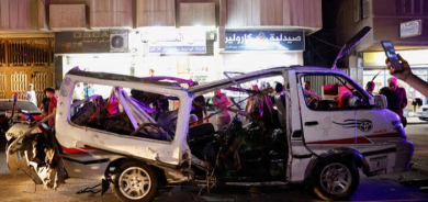 مقتل وجرح العديد جراء عبوة ناسفة بحافلة  في ضاحية جرمانا قرب دمشق