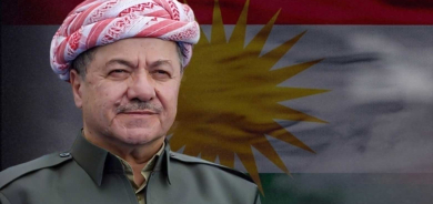 Serok Barzanî pîrozbahiyê li Mihemedê Hacî Mehmûd dike