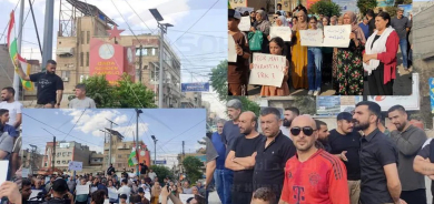 Koçberên Serê Kaniyê rastî êrişê hatin: Li Hisîça û Qamişloyê xwenîşandan