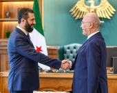 Ehmed Şera û Berhem Salih li Şamê vegera penaberan gotûbêj kir