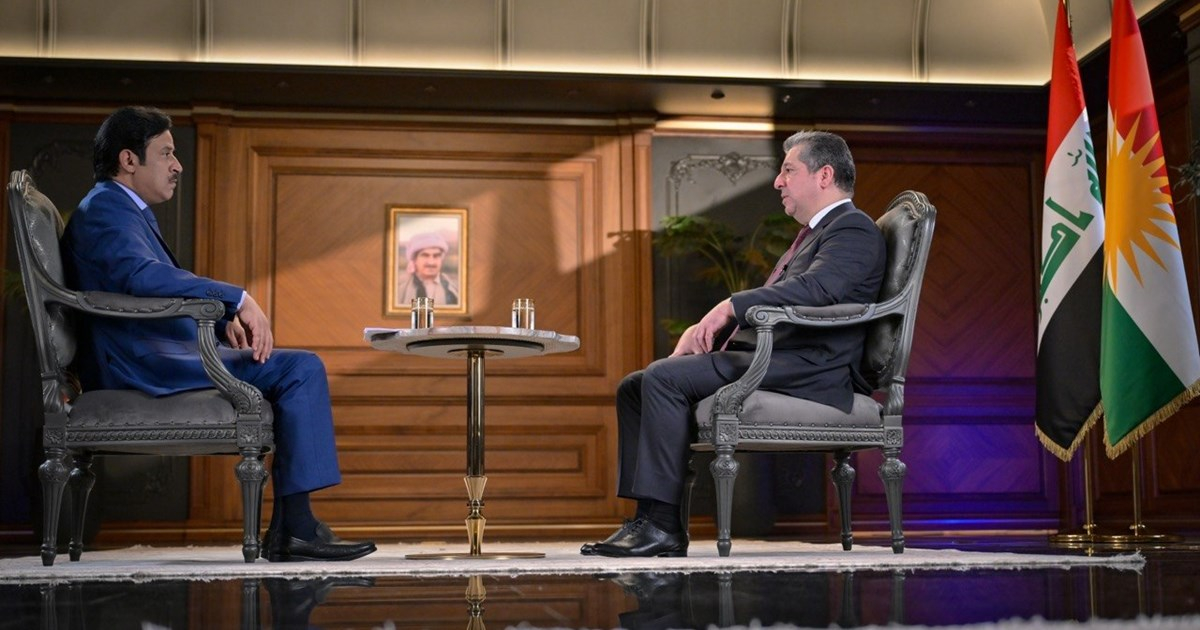 Kurdistan Region Seeks to Stay Out of Regional Conflict, PM Masrour Barzani Says