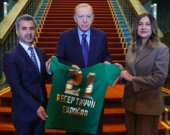 Heyeta Amedsporê çû serdana Erdogan