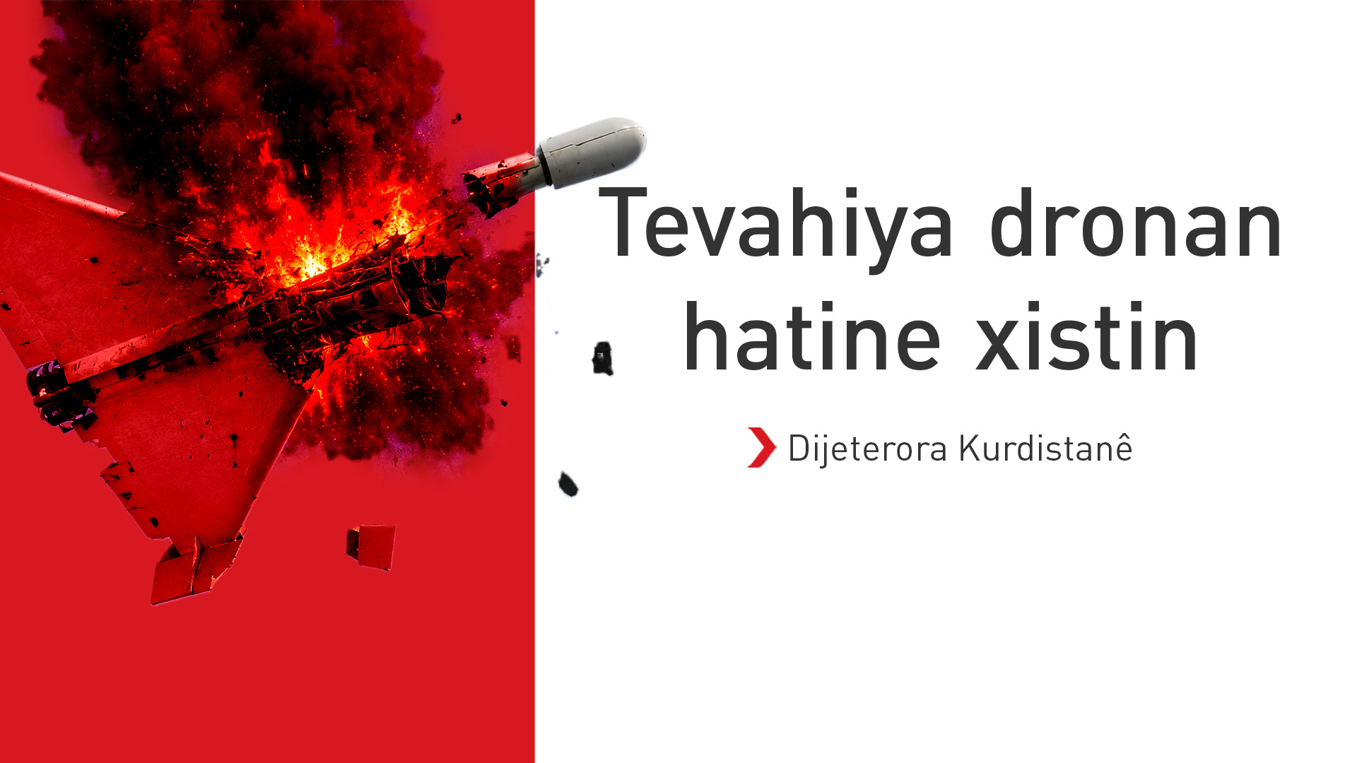 Dijeterora Kurdistanê: 3 dronên bombekirî li asmanê Hewlêrê hatin xistin