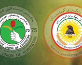 الاتحاد الوطني الكوردستاني يهنئ الحزب الديمقراطي الكوردستاني بذكرى تأسيسه الثمانين