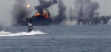 هێرشی فڕۆکەی بێفڕۆکەوان بۆ سەر کەشتییەکی نەوتهەڵگر لەکاتی دەرچوونی لە گەرووی هورمز