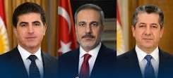 هاكان فيدان يبحث هاتفياً مع نيجيرفان بارزاني ومسرور بارزاني التطورات في المنطقة