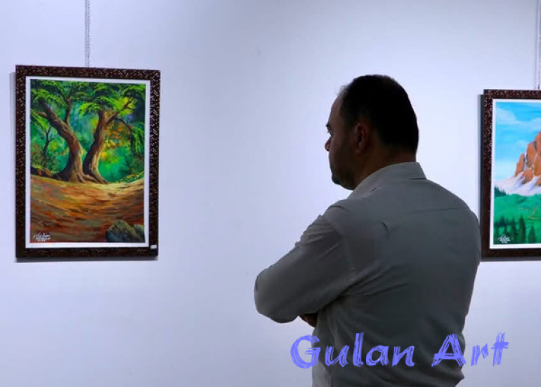 هونەرمەند(رەزوان قادر نانەكەلی) 14هەمین پێشانگەی تایبەتی خۆی كردەوە
