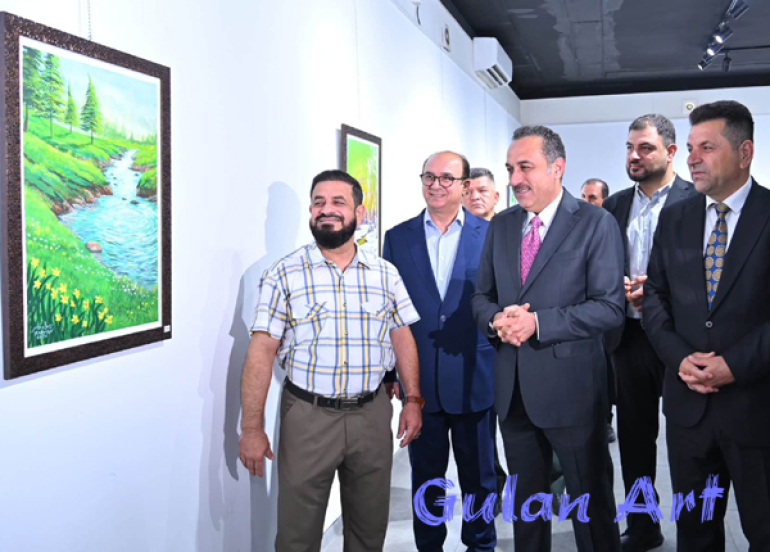 هونەرمەند(رەزوان قادر نانەكەلی) 14هەمین پێشانگەی تایبەتی خۆی كردەوە