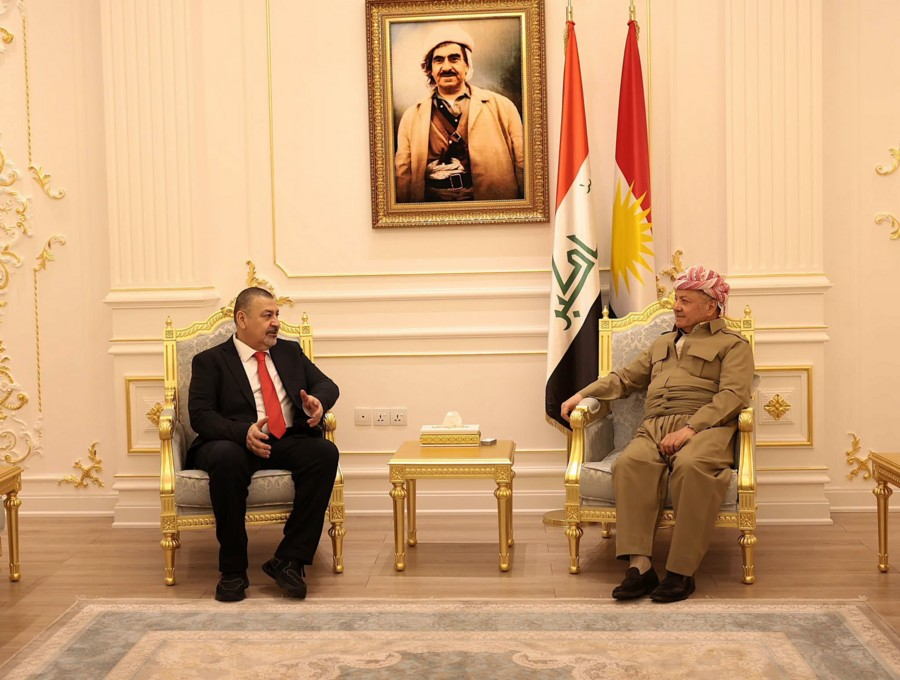الرئيس بارزاني والأمين العام للمؤتمر الوطني العراقي يبحثان التنسيق بين الأطراف السياسية “لتجاوز العقبات“