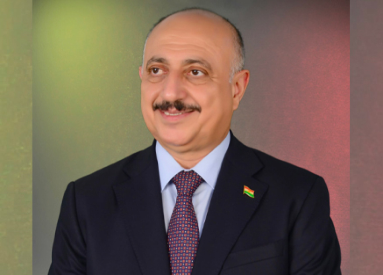 غەفوور مەخموورى پیرۆزبایی لە سەرۆک مەسعود بارزانی دەکات بە بۆنەی وەرگرتنی خەڵاتی ئاستبەرزی پاپای ڤاتیکان