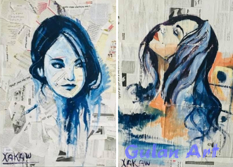 خانمە هونەرمەندی شێوەكار خاكاو دڵشاد بۆ گوڵان:هونەر دەتوانێت سیمبولە كۆنەكان لە شێوەیەكی نوێ پێشكەش بكات و بیپارێزێت