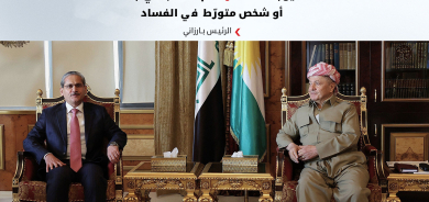 الرئيس بارزاني يستقبل رئيس هيئة النزاهة العراقية والوفد المرافق له
