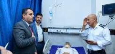 وزير الصحة يتفقد مصابي الحادث المروري الأليم في مستشفى رزگاري بأربيل