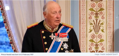 Norway’s King Harald Dies at 89, Son Haakon Succeeds Him