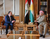 الرئيس بارزاني يستقبل القنصل العام الفلسطيني ويؤكد على العلاقات التأريخية بين شعبي كوردستان وفلسطين