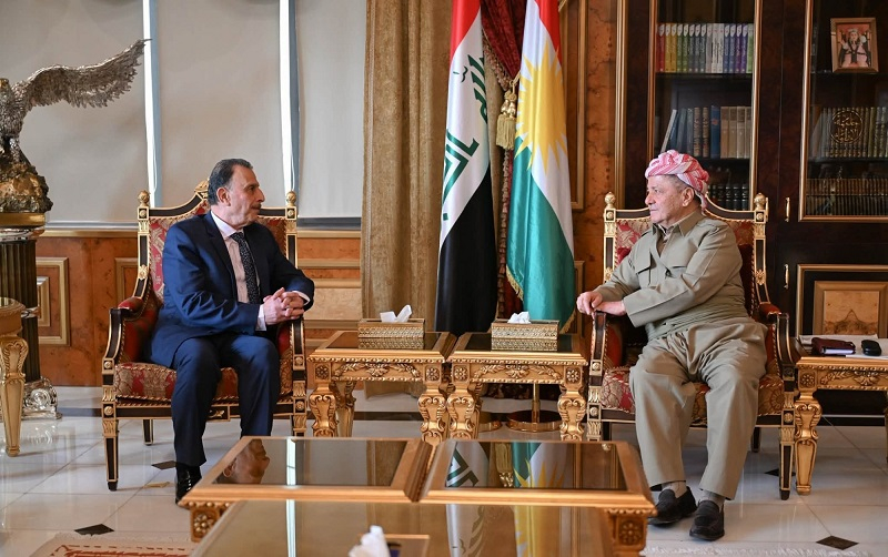 الرئيس بارزاني يستقبل القنصل العام الفلسطيني ويؤكد على العلاقات التأريخية بين شعبي كوردستان وفلسطين