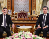 نيجيرفان بارزاني وسفير الاتحاد الأوروبي يبحثان تعزيز الشراكة والتعاون مع كوردستان