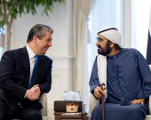 رئيس حكومة إقليم كوردستان يجتمع مع رئيس دولة الإمارات