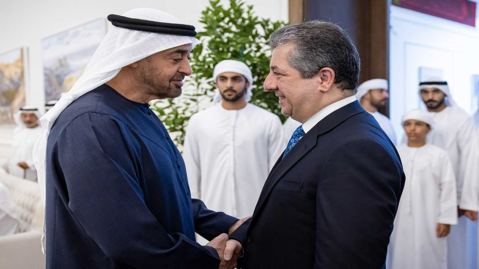 مسرور بارزاني يؤكد من أبوظبي تعزيز الشراكة بين إقليم كوردستان والإمارات