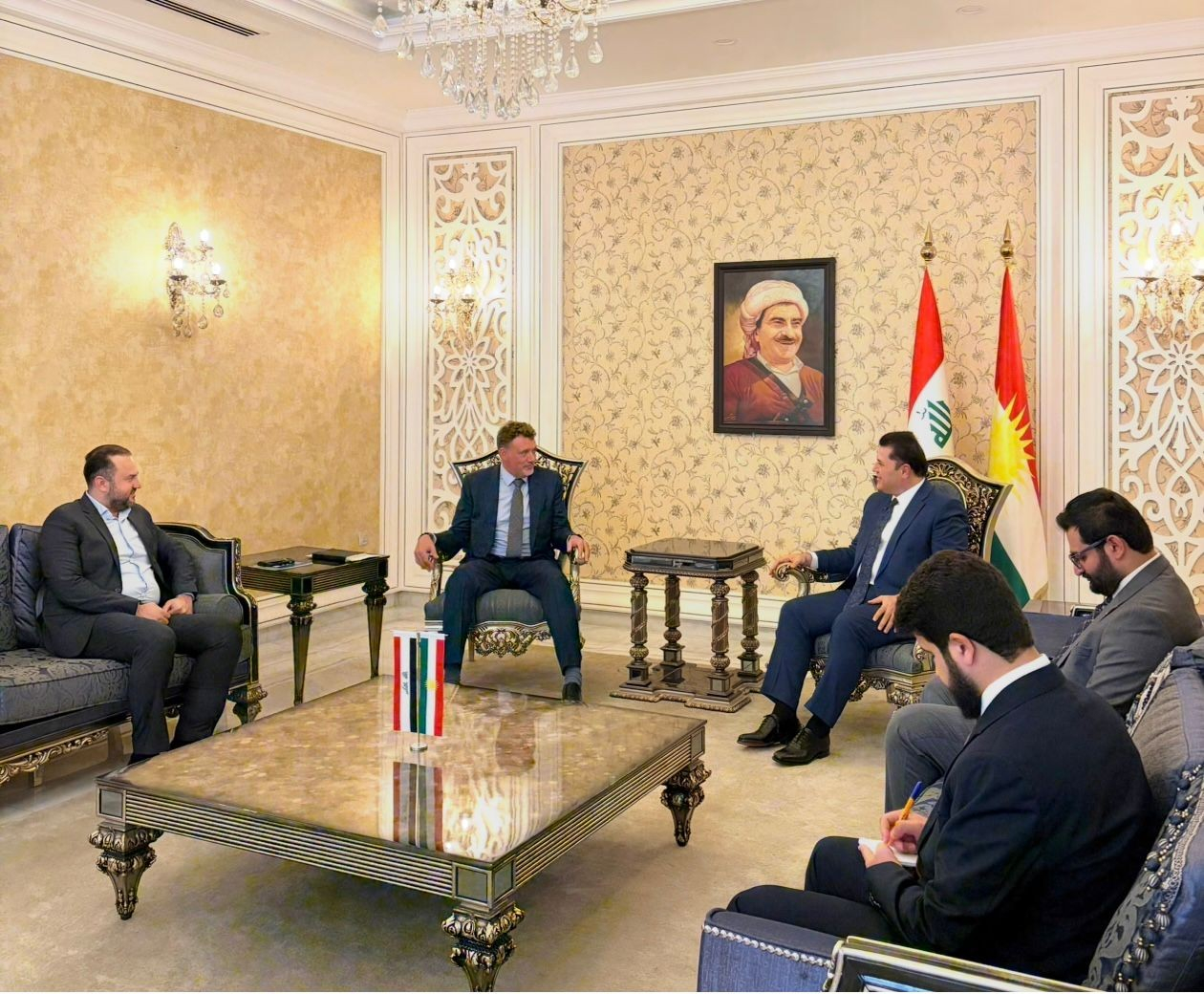 منسق التوصيات الدولية يستقبل ممثل المفوضية السامية للأمم المتحدة لشؤون اللاجئين في العراق