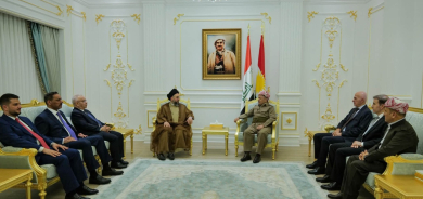 Serok Barzanî û Emar Hekîm rewşa siyasî ya Iraqê nîqaş kir